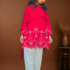 Off White 3 Piece Stitched Lawn Suit for Women with Shirt Trouser and Dupatta