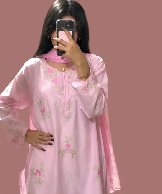 3 Piece Stitched Lawn Suit for Women