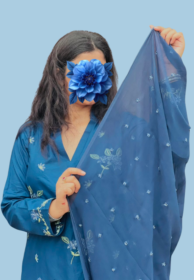 3 Piece Stitched Lawn Suit for Women